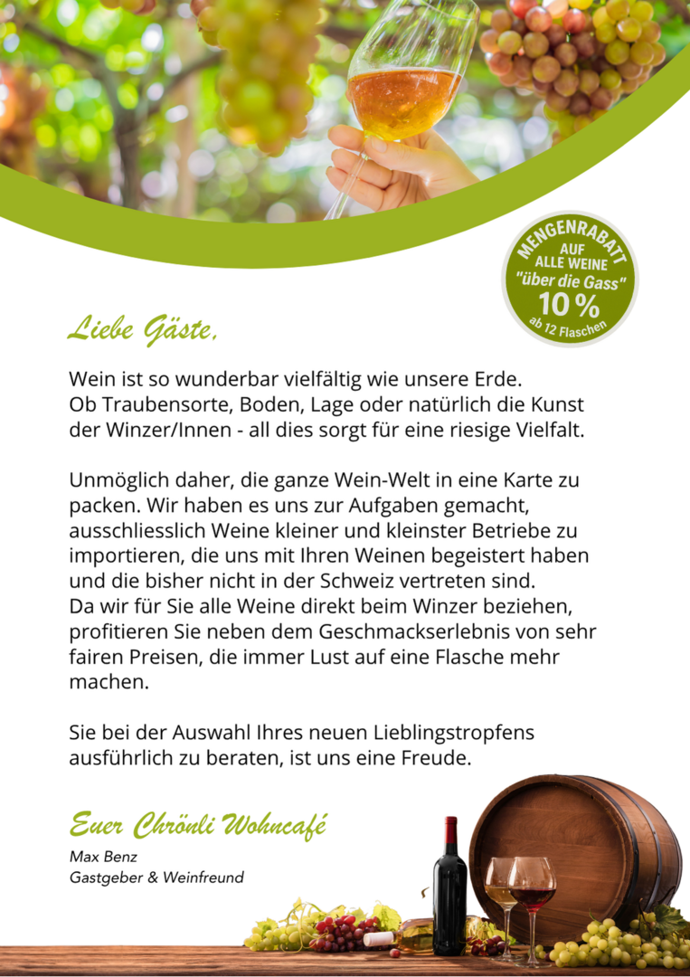 Weinkarte